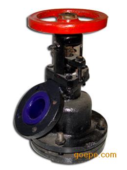 搪玻璃下展放料阀-淄博华星化工设备厂