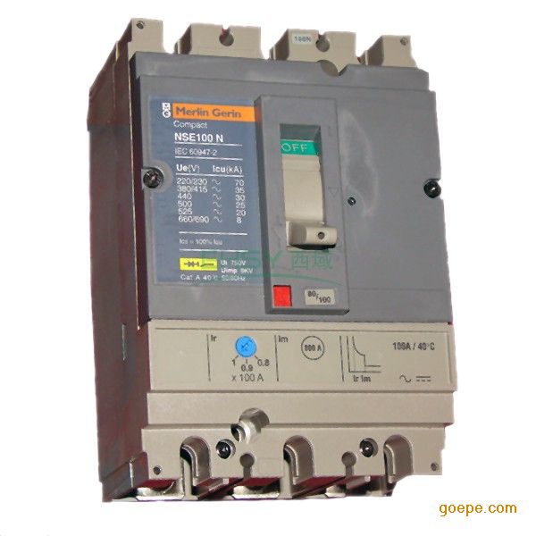 武汉施耐德塑壳断路器nse100n