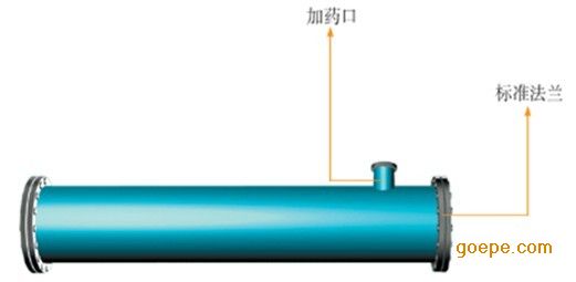 直列式静态管道混合器(管径DN600,碳钢防腐,L