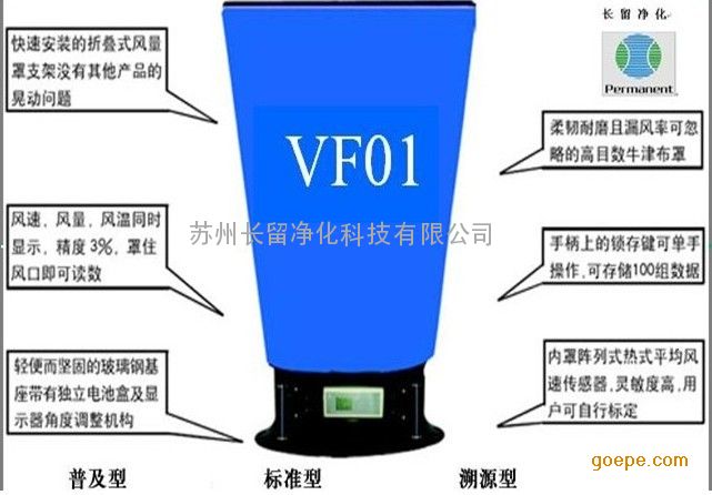 vf01型风量仪,风量罩