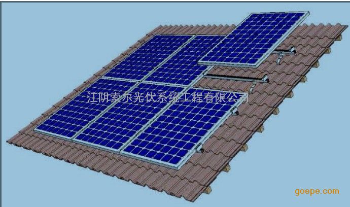 直销屋顶陶瓷瓦光伏支架 陶瓷瓦支架