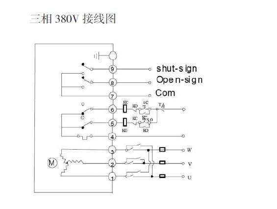 电动执行器接线图