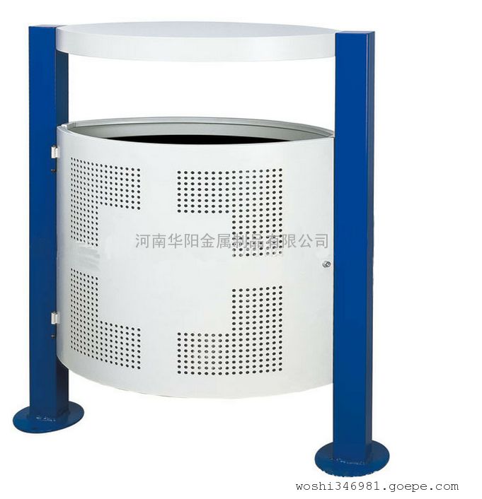 河南华阳金属制品厂:主营垃圾桶、垃圾箱、果皮箱、保洁车、垃圾周转箱、室内烟灰桶等。 网站:http://www.henanhuayang.com 所有钢件采用静电喷涂,木条使用户外专用木器漆进行刷涂,使其达到户外产品的特殊要求,不掉色、不脱漆、外形美观的功效。包装:使用气垫泡膜包装,不易损坏。坚固耐用,不易破损;耐火安全,抗高低温,适合各种恶劣气候条件;金属亮泽,高雅美观,广泛适用于各种场所;内外表面光洁,减少垃圾残留,易于清洁;制作精良,注重细节,无利口,不伤手;配置镀锌板或塑胶内桶,便于垃圾清倒。室