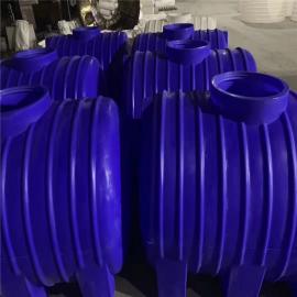 1000升卧式塑料水箱酸碱液体运输罐