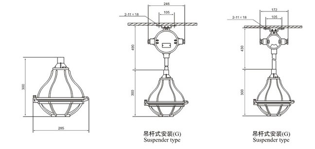 增安型防爆灯丨bgl-100l防爆灯