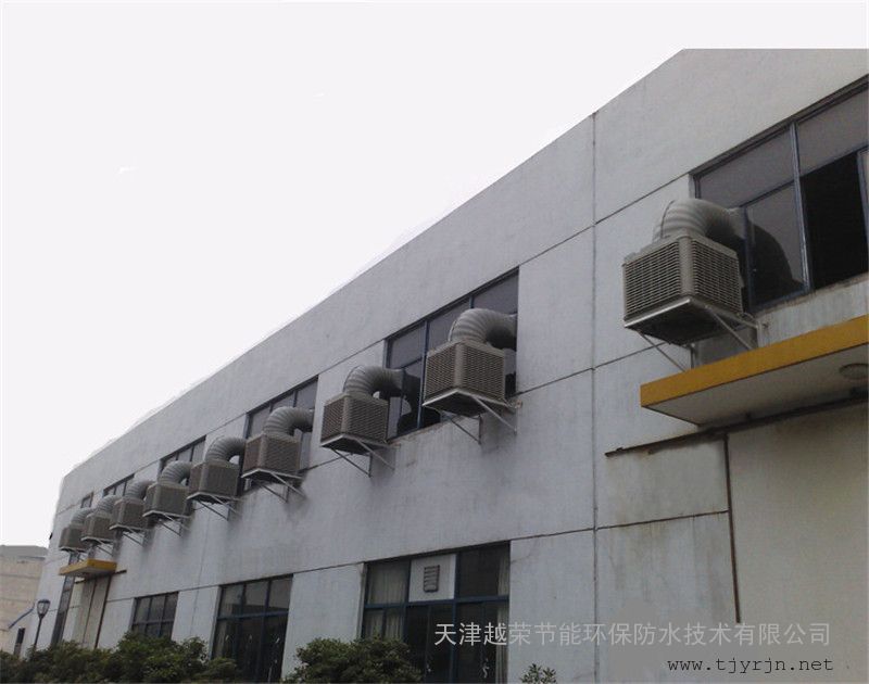王口方案降温通风车间-静海县湿帘水冷空调-潘高中万和图片