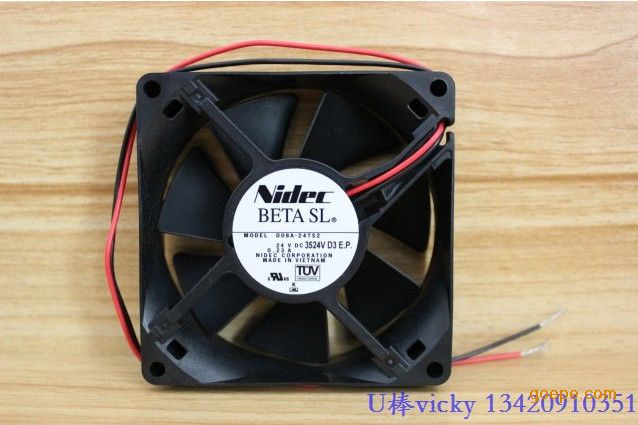 变频器散热风扇 日本nidec D08A-24TS2 -D08