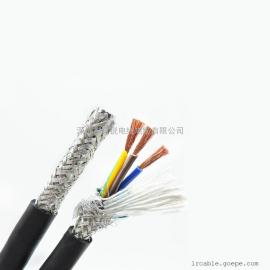 3芯超柔拖链电缆TRVV3*2.5mm2 耐磨耐折耐扭曲耐寒PUR拖链电缆