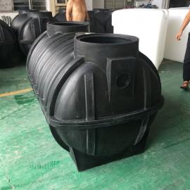 华社3吨滚塑一次成型农村化粪池三格化粪桶塑料加厚桶隔油3000L