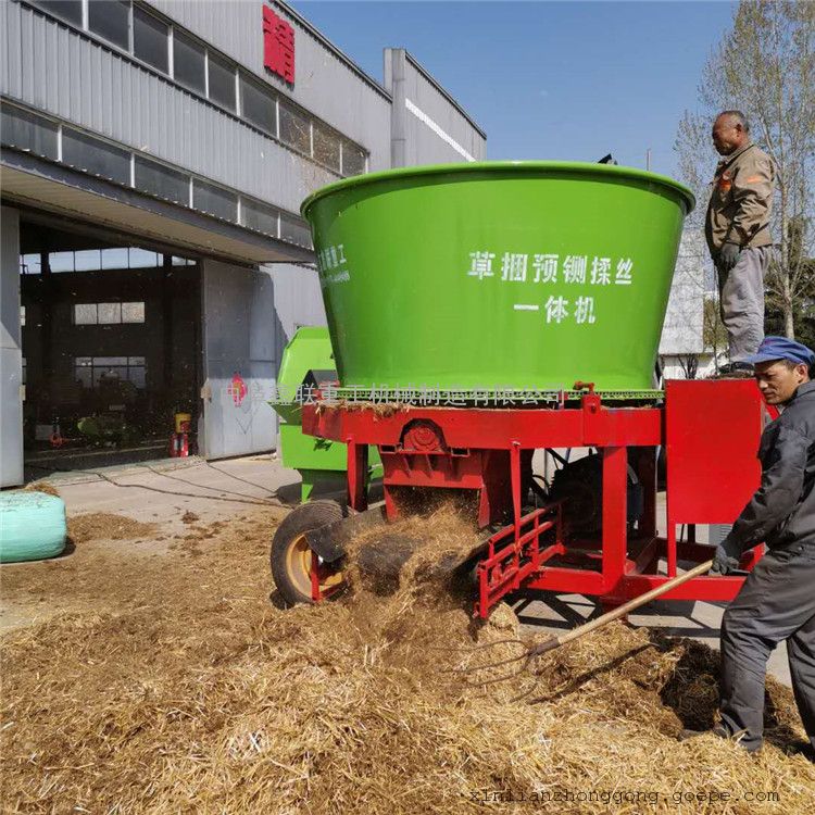 鑫联 大型圆盘式草捆粉碎机 旋切饲料粉碎机参数特点 xl-130