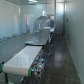  浩铭 隧道式微波干燥设备 HMWB-60SD药用干燥灭菌机 