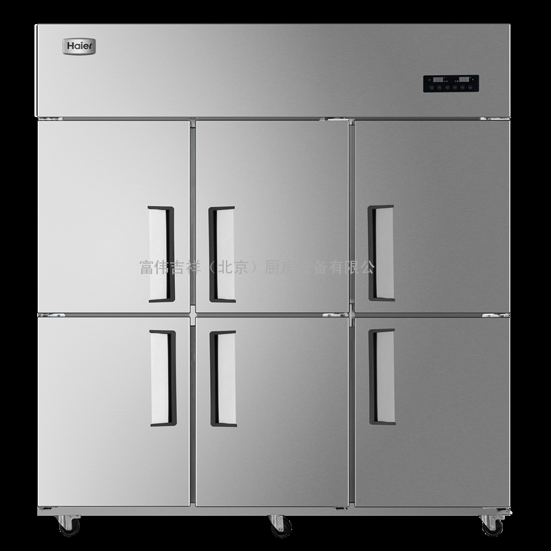 海尔(haier) 风循环商用厨房冰箱 立式不锈钢冷柜 六门高身雪柜 slb