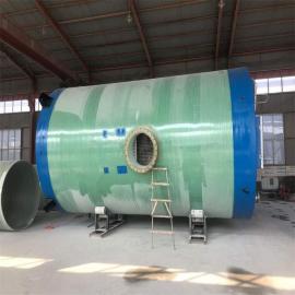 盛鑫华业一体化雨污水分流截流提升泵站 玻璃钢材质SXHY-3000*4200