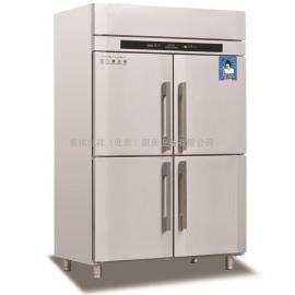 冰立方四门双温冰箱 不锈钢冷柜 商用厨房冷冻冷藏柜RF4 