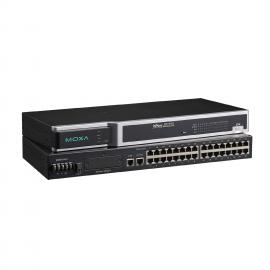 MOXA摩莎NPort 6650-8工业8端口RS-232/422/485 串口设备联网服务器