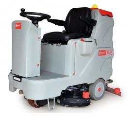 贝纳特小区车库环氧地坪清洁用双刷驾驶式全自动洗地机 H120