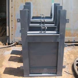 机闸一体式钢制闸门 手动插板阀 气动板阀DN200-3000新海环保