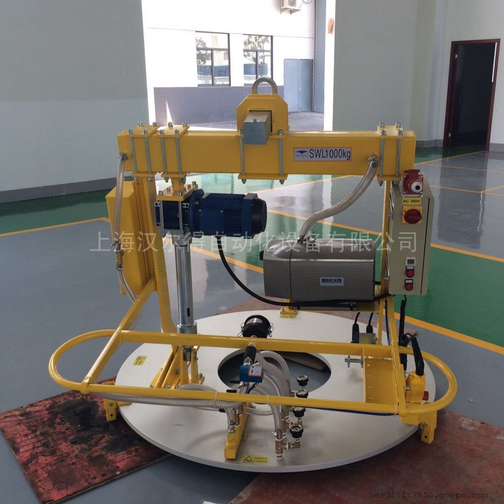 herolift1吨铝卷搬运吸盘吊具用于汽车空调散热器的铝卷搬运周转cl