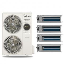 Midea（美的）美的家庭中央空调理想家系列 美的空调一拖四五六风管机MDVH-V140W/N1-620LX(E1)
