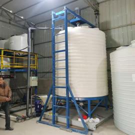 华社20吨全新聚乙烯水箱污水处理循环水桶全塑化工储罐产地货源20T