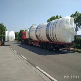 PE材质40吨圆柱水箱，PT-40000L滚塑水塔