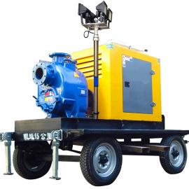 翰丝防汛移动式 柴油水泵机组HSDP14-MF