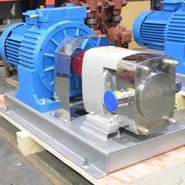 连泉卫生级转子泵 不锈钢转子泵 高粘度物料输送泵LQ3A-3