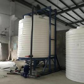 华社抗紫外线塑料储罐 饲料搅拌桶 30吨PE圆柱水箱30000L