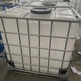 华社 滚塑化工运输桶 1000L出口包装桶 PE塑料大水桶大水箱 1吨