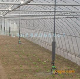 旋转喷头大棚应用实景图