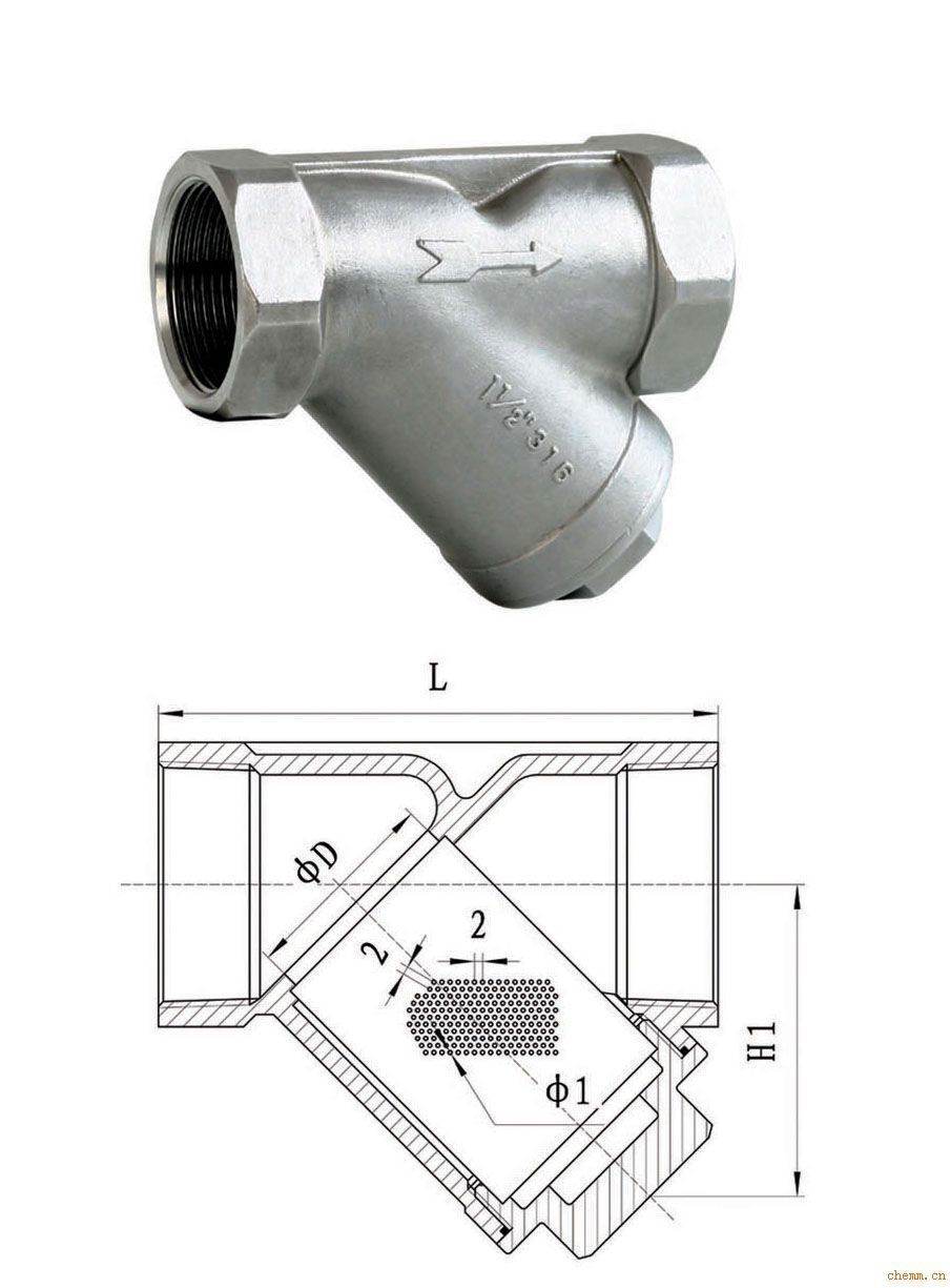 300.00/臺 焊制y型過濾器