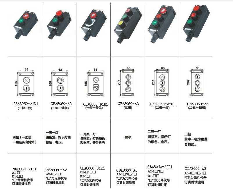 bza8050防爆防腐按钮盒