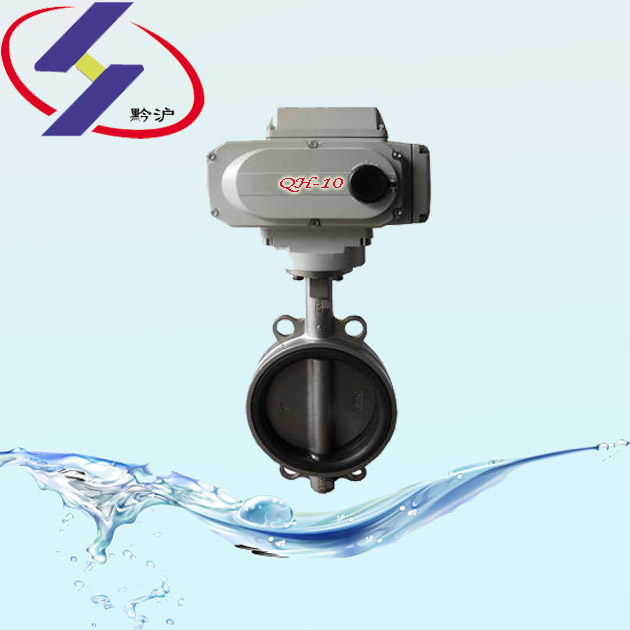 电动衬胶蝶阀、对夹式电动衬胶蝶阀