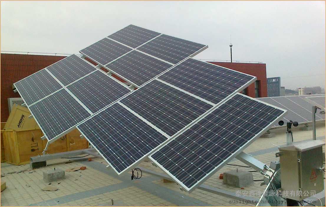 斜单轴跟踪系统屋顶