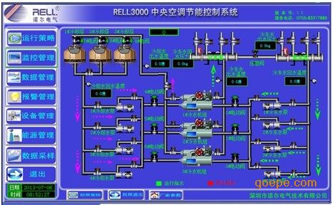 中央空调整体节能系统 rell3000中央空调节能专家管理系统控制柜的