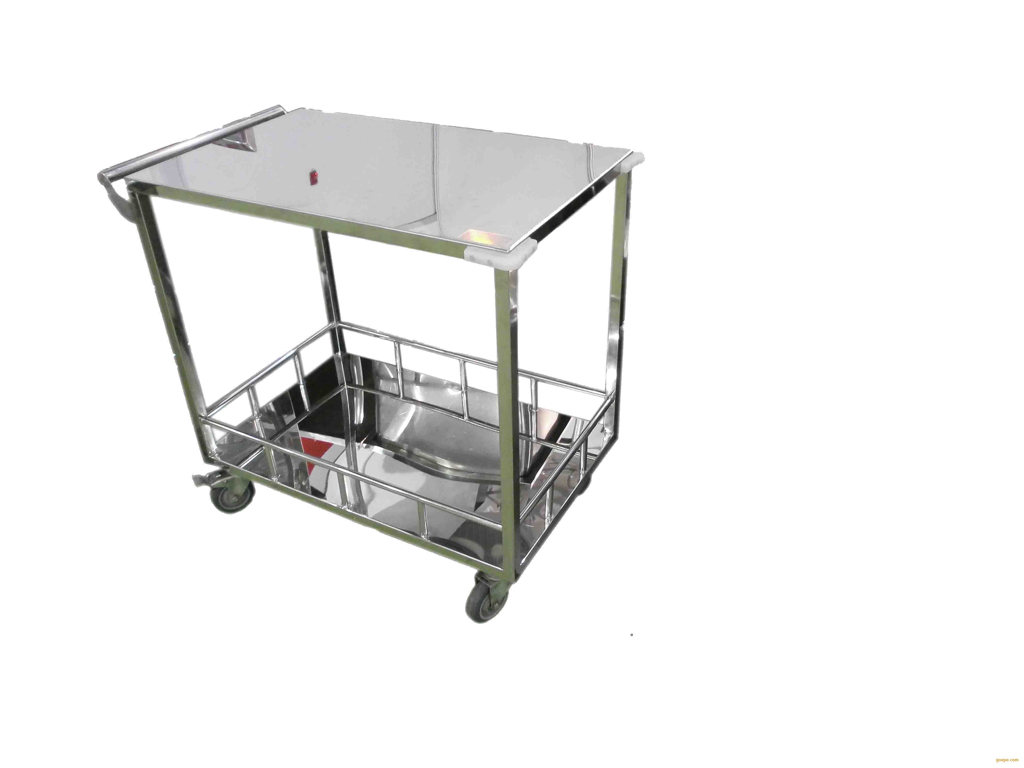 不锈钢双层推车