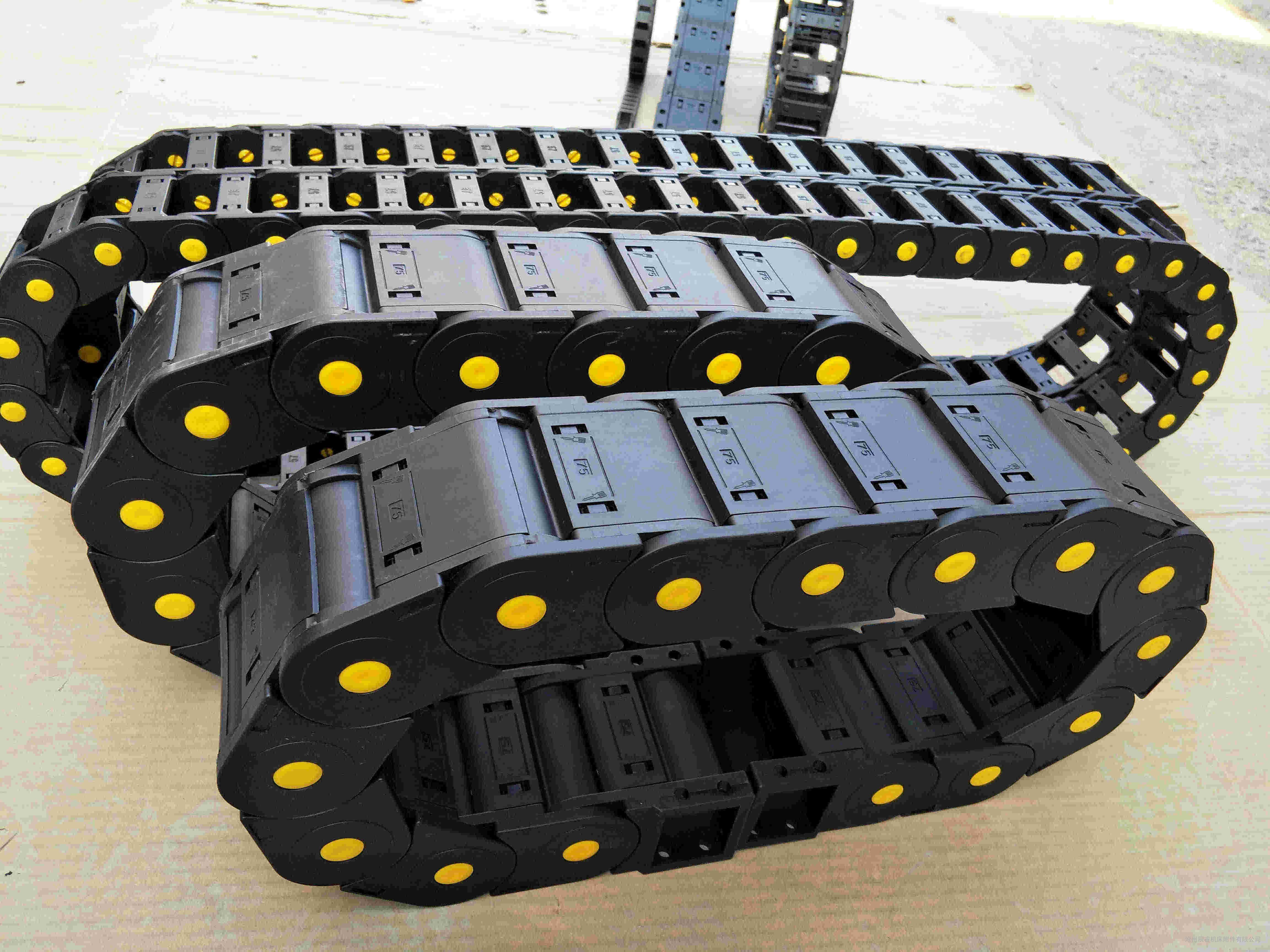 嵘实2538全封闭式塑料拖链,小型25系列塑料拖链