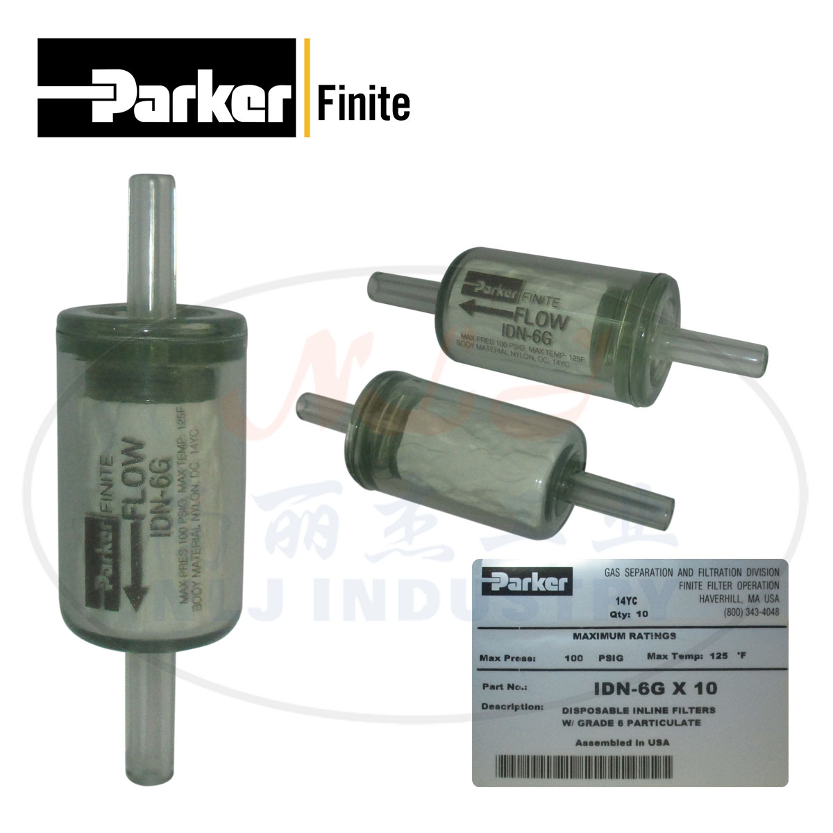 ParkerɿFiniteIDN-6G X 10 