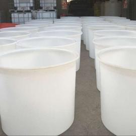 华社松花蛋腌制桶鱼苗养殖桶食品级塑料圆桶产地货源现货600L