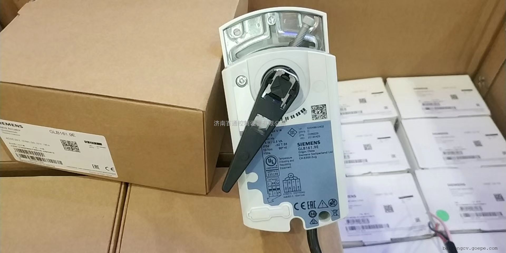 西门子VAI61.40+GLB161.9E调节型两通球阀