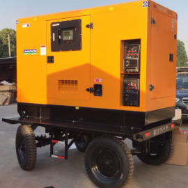 闪威动力输管道用400A柴油发电电焊机可带拖车便携式SW400ACY