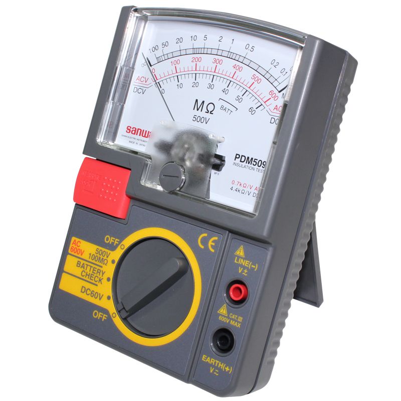 sanwa三和pdm509s指针兆欧表500v/100m绝缘电阻测试仪
