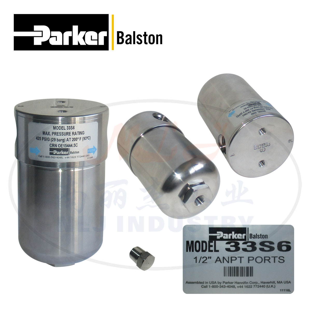 Parker(ɿ)Balston33S6