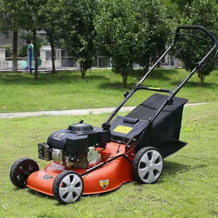 立安草坪修剪机型号 自动款汽油草坪机器操作规格20寸