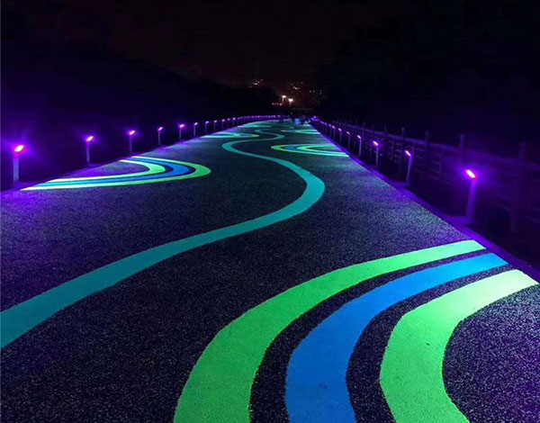 市政园林小区道路自发光艺术景观地坪