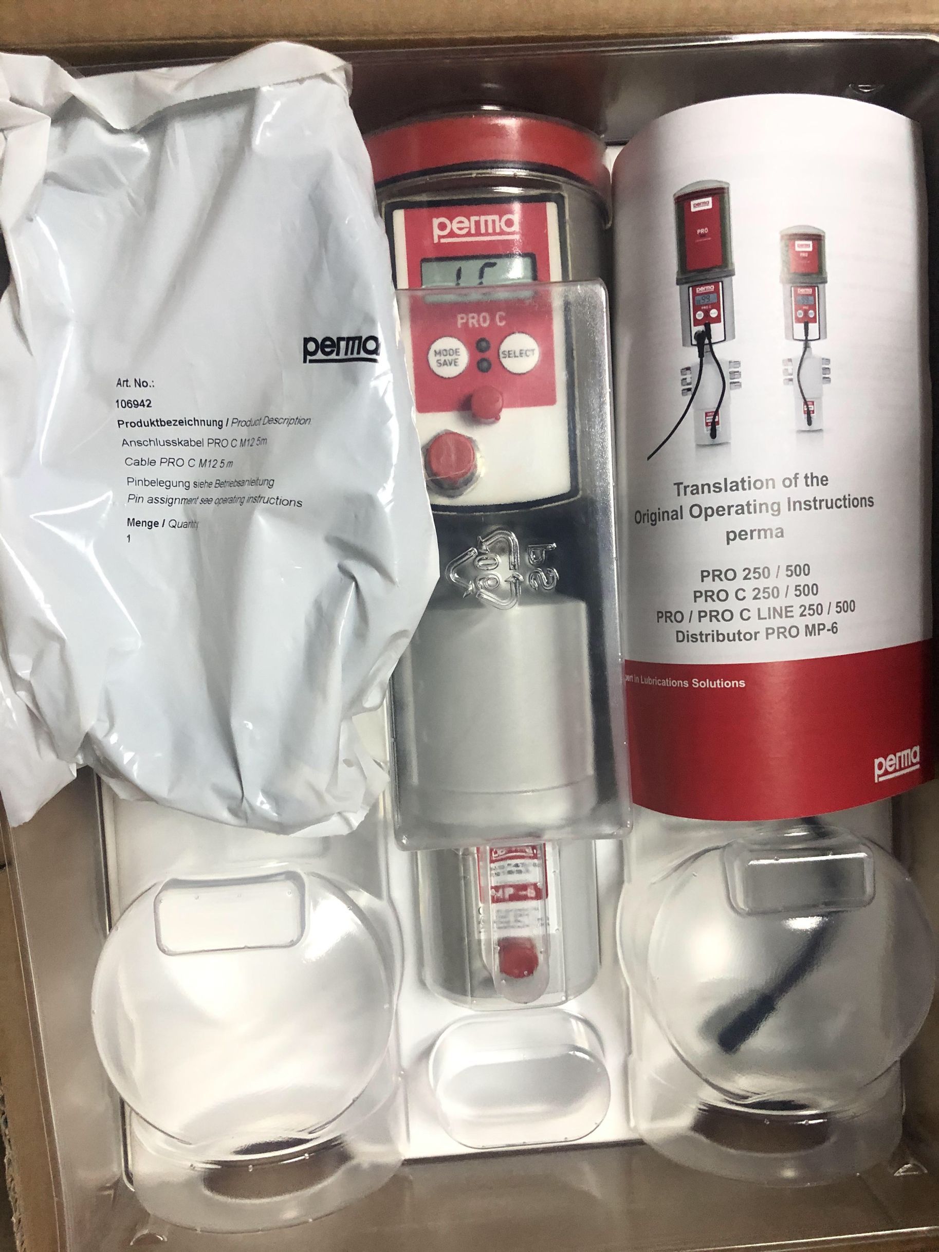 perma德国自动润滑器 工业机械设备多点润滑系统PRO MP-6