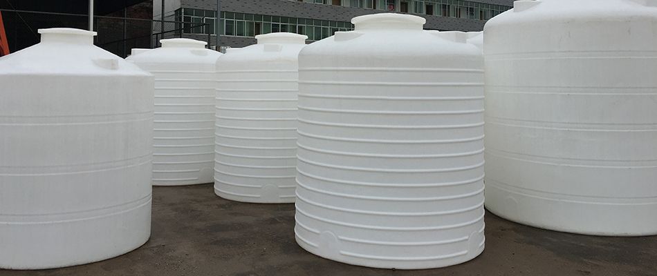 5立方化工耐酸碱PE水塔滚塑储罐生产