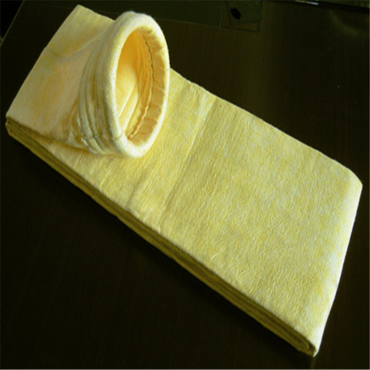 药材厂专用氟美斯玻纤毡耐高温除尘布袋07