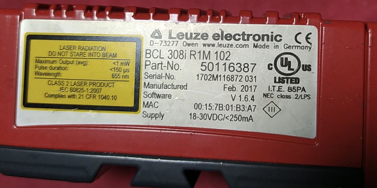 劳易测全新原装进口读码器配MK 348现货假一罚十BCL 348i R1M 102
