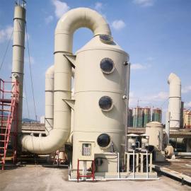 酸碱工业废气处理 喷淋塔处理工艺原理 活性炭吸附30000�O/h